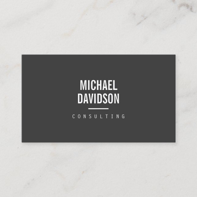 MODERN PROFESSIONAL No. 4 Business Card (Front)