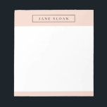 Modern Professional Notepad<br><div class="desc">Be the Boss Lady you are with these fun modern notecards! Background colours and fonts are customizable.</div>