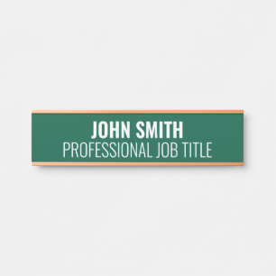 Modern Professional Office Door Sign