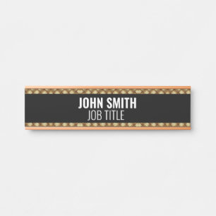 Modern Professional Office Door Sign