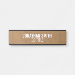 Modern Professional Office Door Sign