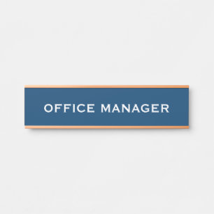 Modern Professional Office Door Sign