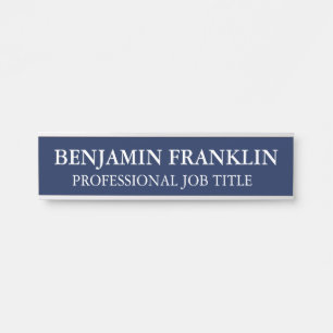 Modern Professional Office Door Sign