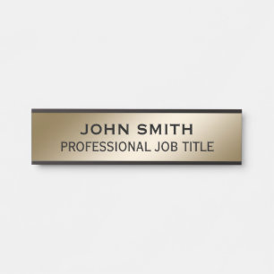 Modern Professional Office Door Sign