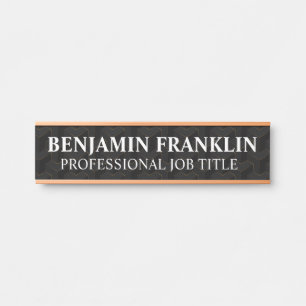 Modern Professional Office Door Sign