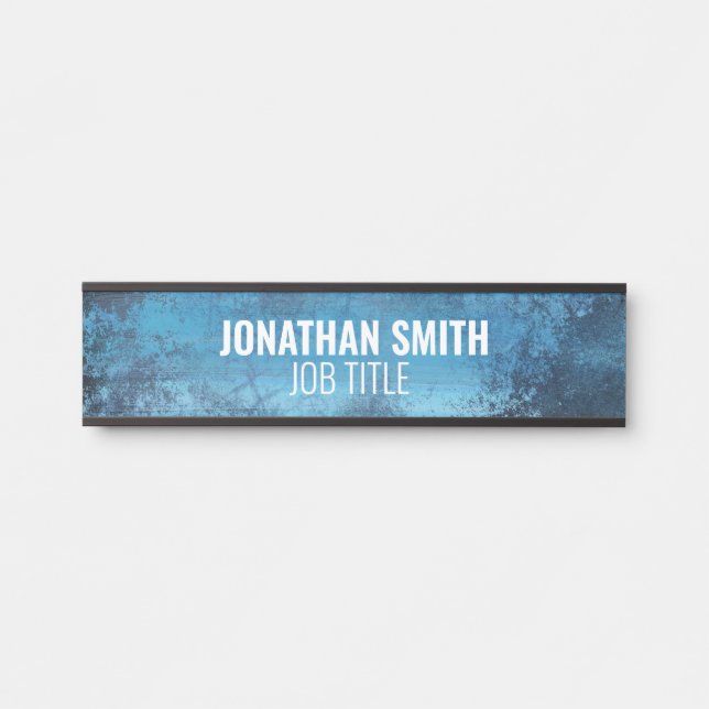 Modern Professional Office Door Sign (Front)