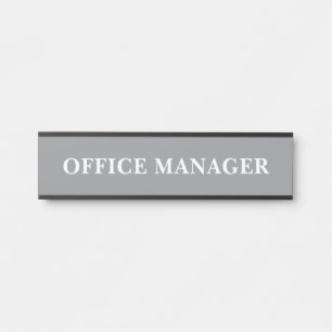 Modern Professional Office Door Sign