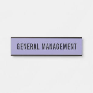 Modern Professional Office Door Sign