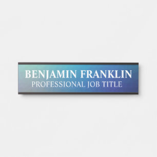 Modern Professional Office Door Sign