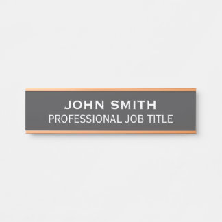 Modern Professional Office Door Sign