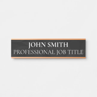 Modern Professional Office Door Sign