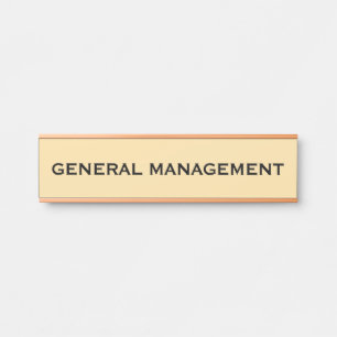 Modern Professional Office Door Sign Name Plate