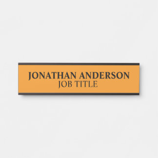 Modern Professional Office Door Sign Name Plate