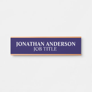 Modern Professional Office Door Sign Name Plate