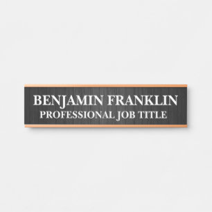 Modern Professional Office Door Sign Name Plate