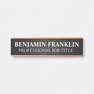 Modern Professional Office Door Sign Name Plate