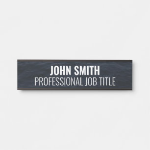 Modern Professional Office Door Sign Name Plate