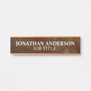 Modern Professional Office Door Sign Name Plate