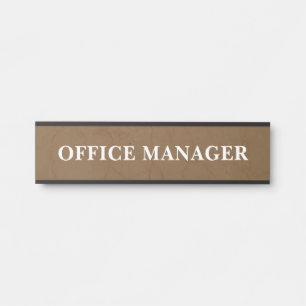 Modern Professional Office Door Sign Name Plate