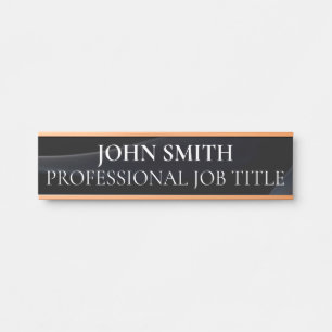 Modern Professional Office Door Sign Name Plate