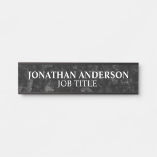 Modern Professional Office Door Sign Name Plate