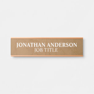 Modern Professional Office Door Sign Name Plate