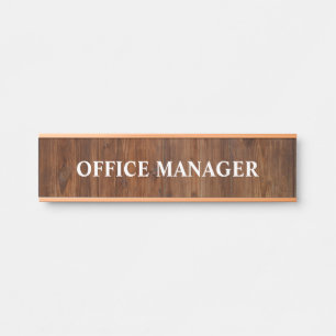 Modern Professional Office Door Sign Name Plate
