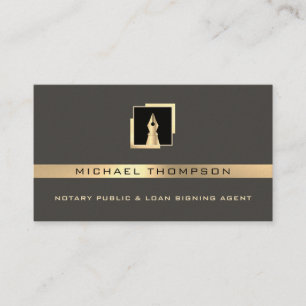 Modern professional pen logo  business card