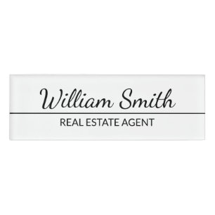 Modern Professional Personalized Name Tag