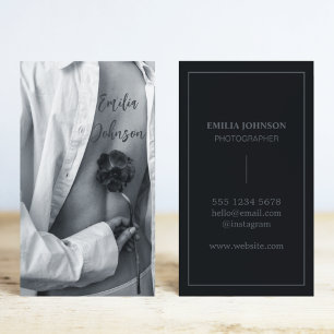 Modern Professional Photo Studio Photography Business Card