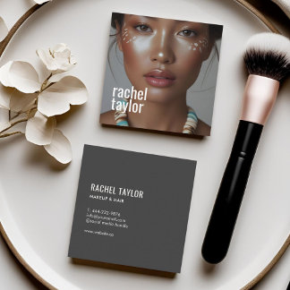 Modern Professional Photography Square Business Card