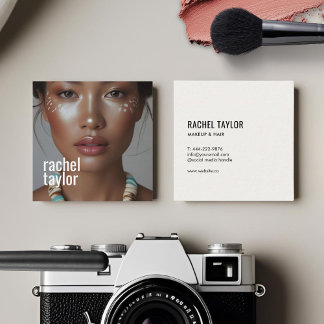 Modern Professional Photography Square Business Card
