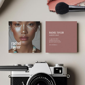 Modern Professional Photography Square Business Card