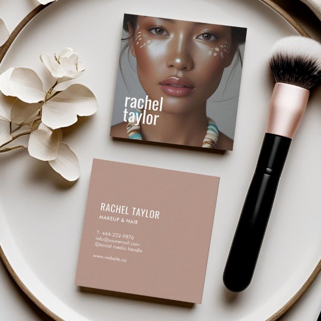 Modern Professional Photography   Square Business Card (Creator Uploaded)