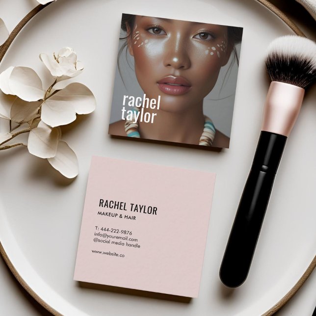 Modern Professional Photography  Square Business Card (Creator Uploaded)