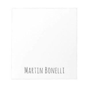 Modern Professional Plain Classical Notepad