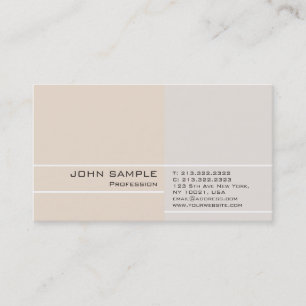 Modern Professional Plain Elegant Colour Harmony Business Card