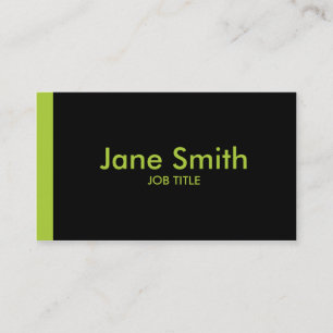 Modern Professional Plain Simple Stylish Classy Business Card