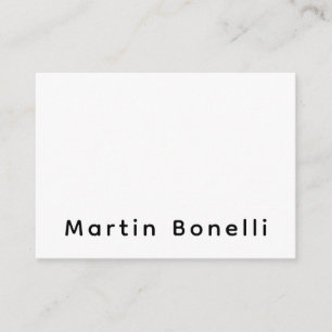 Modern Professional PlainCustom Own Name Enclosure Card