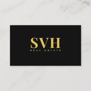 Modern Professional Real Estate Broker Agent Business Card