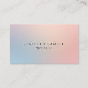 Modern Professional Simple Create Your Own Business Card