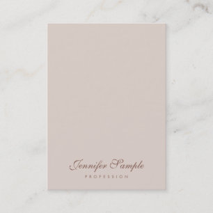 Modern Professional Template Elegant Script Simple Business Card