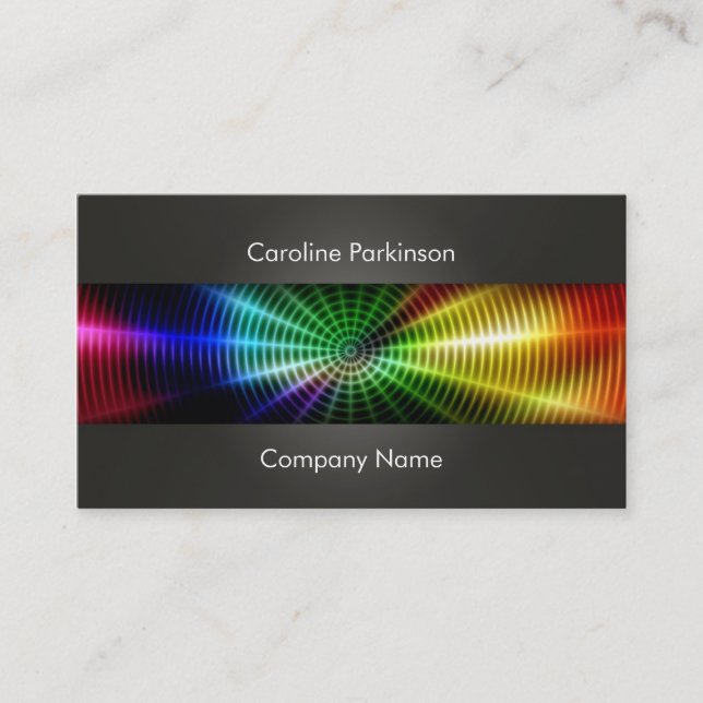 modern professional web business card (Front)