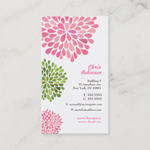 Modern Professional Womens WAHM Business Card