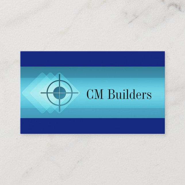 Modern Professionalism Business Card (Front)