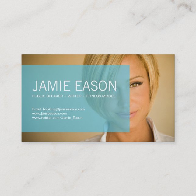 Modern Profile Card - Jamie Eason (Front)