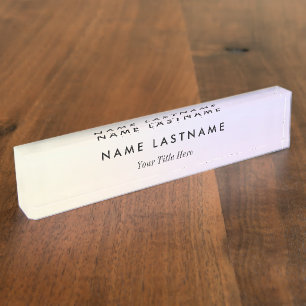Modern Promotional Business Logo  Nameplate