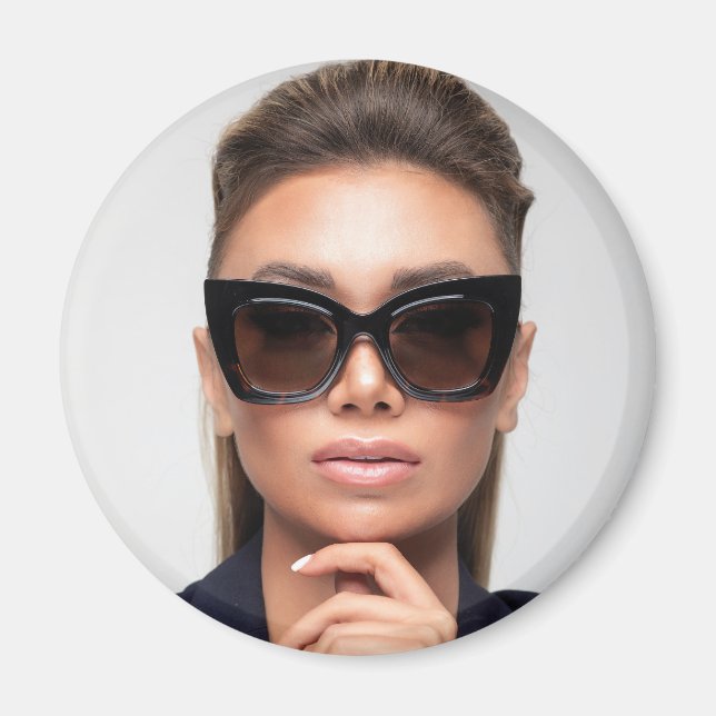 Modern Promotional Business Photography Photo Magnet (Front)