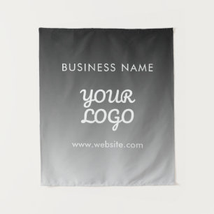 Modern Promotional Logo & Text Editable Colour Tapestry