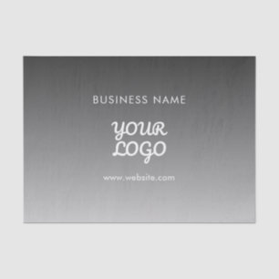 Modern Promotional Logo & Text Editable Colour Tissue Paper